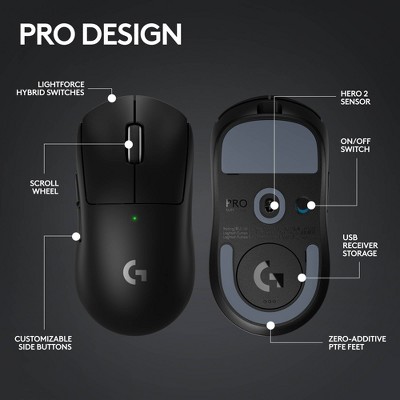 Logitech G Pro X Superlight 2 Lightspeed Wireless Gaming Mouse - Black_1