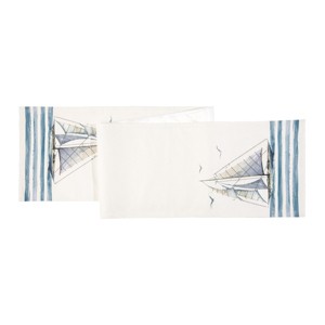 C&F Home 13" x 72" Let Your Dreams Set Sail Embroidered Table Runner - 1 of 2
