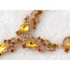 Anna-Kaci Elegant Crystal Bridal Necklace Earrings Set ÊØè Rhinestone Wedding Party Costume Jewelry for Brides and Bridesmaids - 3 of 4