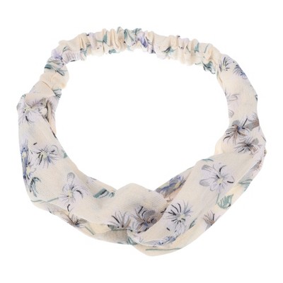 Unique Bargains Women's Fashion Phalaenopsis Pattern Elastic Hairband 1 Pc