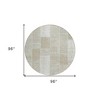 Taupe Beige And Tan Patchwork Washable Indoor Outdoor Area Rug - 3 of 4