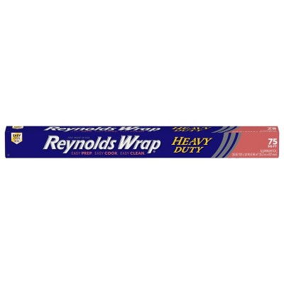 Reynolds Wrap Heavy Duty Wide Aluminum Foil - 75 Sq Ft : Target