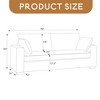 Coastal 79" Wide Corduroy Comfort Sofa - Leovsnove - 4 of 4