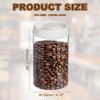 Unique Bargains Glass Airtight Vacuum Seal Coffee Bean Container - 2 of 4