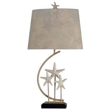 Sand Stone Table Lamp Silver - StyleCraft