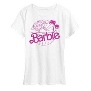 Women's - Barbie - Sunsets & Palm Trees Short Sleeve Graphic T-Shirt - 1 of 4