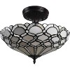 Amora Lighting Tiffany Style Ceiling Fixture Lamp 17" Wide - 3 of 3
