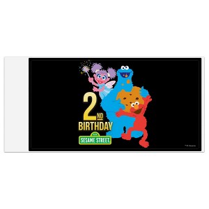 Sesame Street Sesame Street 2nd Birthday Automotive Bumper Sticker - 1 of 4