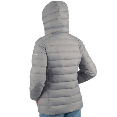 Alpine Swiss Eva Women’s Hooded Puffer Jacket | Lightweight Down Alternative Coat | Warm Water-Resistant Packable Winter Outerwear with Zip Pockets — фото 5