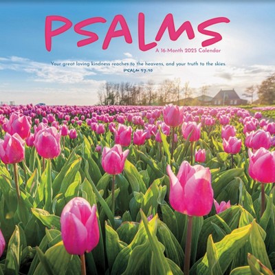 Trends International Undated Psalms Wall Calendar: 2024-2025 Monthly, 12x12 Inches, Multicolored, Saddle Stitch Binding