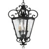 Minka Lavery Rustic Outdoor Hanging Light Fixture Coal Damp Rated 26 3/4" Textured Clear Glass for Post Exterior Barn Porch Patio - 2 of 3