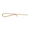 Black Bow Jewelry 14K Yellow Gold Basketweave Tie Bar, 8 x 50mm - 2 of 4