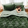 BAGOKIE 5/7 Pieces Comforter Set Reversible Bed in a Bag for All Season - 3 of 4