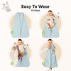 2-Pack Snooze Baby Sleep Sacks, Organic Cotton Wearable Blanket, Soft  Toddler Sleeping Bag, Smooth Zipper - 3 of 4