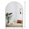 MAYEERTY 24"*36" Arched Wall Mirror, Wall Mounted Bathroom Mirror  for Bedroom Living Room Entryway, Metal Deep Frame, Black - 4 of 4