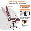 FDW Office Chair Computer High Back with Armrests Lumbar Support - 3 of 4