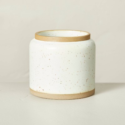 Birch & Amber Speckled Ceramic Candle Cream - Hearth & Hand™ with Magnolia