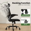 Ridstar Home Ergonomic Office Chair with Headrest, Armrests & Adjustable Backrest-Black - 2 of 4