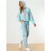 INSPIRE CHIC Women's Tie Dye Pullover Hoodie Drawstring Jogging Sports 2 Pieces Outfit Sweatsuits - 2 of 4