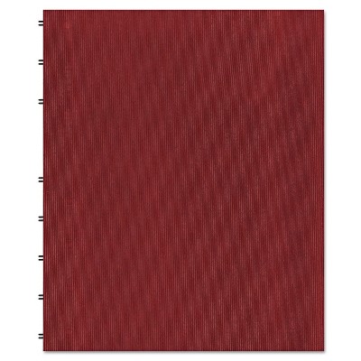 Blueline MiracleBind Notebook College/Margin 11 x 9 1/16 White Red Cover 75 Sheets AF1115083