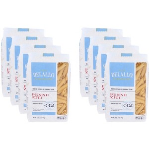 DeLallo Penne Ziti Pasta No. 32 - Pack of 8 - 16 oz - 1 of 2