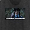Women's Wednesday Are You Mansplaining my Power Racerback Tank Top - 2 of 4