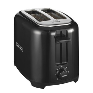 Proctor Silex 2-Slice Toaster - Black: Compact Bread Toaster, 700W, Plastic, Spot Clean, 1-Year Warranty - 1 of 4