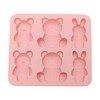Unique Bargains Candy Mould 6-Cavity Cute Cartoon Candy Mould Hand Wash 6.26"x5.55"x0.75" 1 Pc - 3 of 4