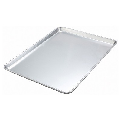 Winco Aluminum Sheet Pan, Closed Bead, 16" x 22", Pack of 6