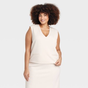 Women's Sandwash Vest - A New Day™ - 1 of 3