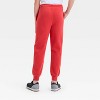 Boys' Spider-Man Printed Fleece Joggers - Red - 3 of 4