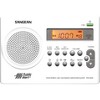 Sangean PR-D9W Portable Am/FM/NOAA Alert Radio with Rechargeable Battery White. - 2 of 3