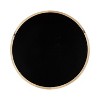 Kate and Laurel Hatherleig Round Wood Round Mirror, 30" Diameter, Natural - 3 of 4