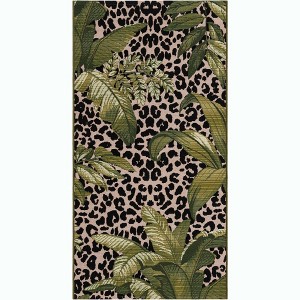 Unique Loom    Outdoor Botanical Andromeda Area Rug - 1 of 4