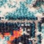 black/teal