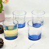 FONTOI Set of 4 DOF 12oz Oval Halo Tritan Glasses Drinking, BPA Free Cocktail Glasses, Drinkware Set, Plastic Water Tumblers - 2 of 4