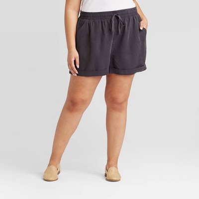 target plus size shorts