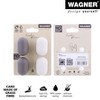 WAGNER – design yourself Wall Hook Set, Black Rubber & Steel, 4pc — Supports up to 35 lbs - 4 of 4
