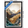 Trends International Reinders: Abstract - Autumn Mountains Framed Wall Poster Prints Black Framed Version 14.725" x 22.375" - 3 of 4