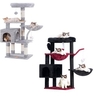 Roll Over Image to Zoom in Heybly Cat Tree, 39.4 Inches Cactus Tower Condo with Scratching Post - 1 of 3