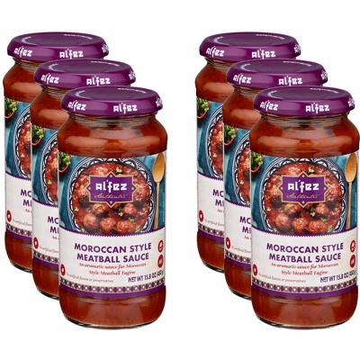 AL FEZ Moroccan Style Meatball Sauce - Case of 6 - 15.8 oz
