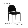 Flash Furniture Comfort Stackable Steel Side Reception Chair - image 4 of 4