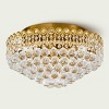 18" 4-Light Round Crystal Flush Mount Ceiling Light - 3 of 4