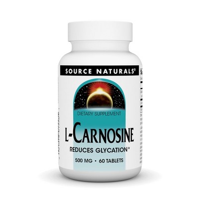 L-Carnosine 500 mg by Source Naturals, Inc.  -  60 Tablet
