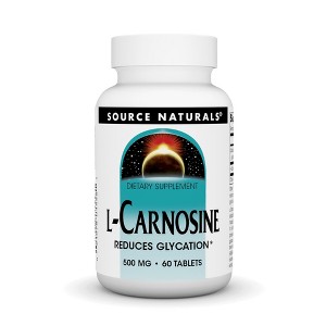 L-Carnosine 500 mg by Source Naturals, Inc.  -  60 Tablet - 1 of 3