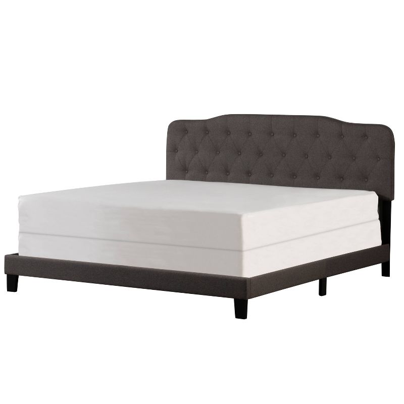 Queen Nicole Upholstered Bed In One Stone Gray Fabric - Hillsdale Furniture, 1 of 11