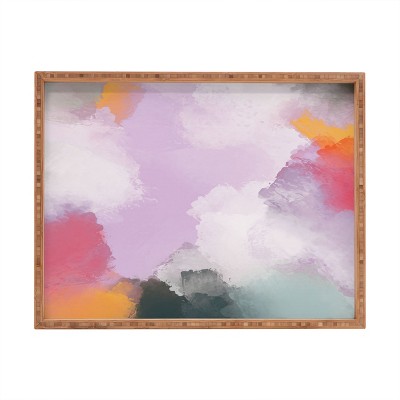 Emanuela Carratoni Abstract Colors 1 Rectangular Tray - Deny Designs