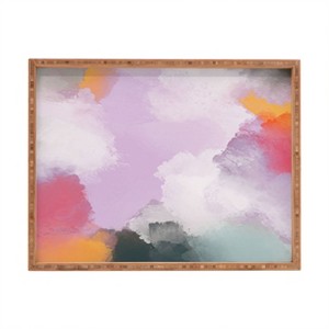 Emanuela Carratoni Abstract Colors 1 Rectangular Tray - Deny Designs - 1 of 2