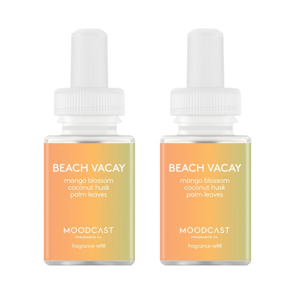 Pura 2pk Moodcast Beach Vacay Smart Vial Fragrance Refills
