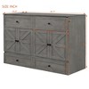 Queen Size Murphy Bed with Large Drawers and USB Ports - 4 of 4